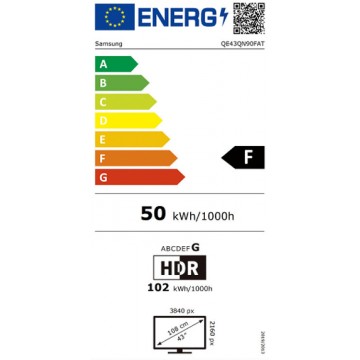Samsung Smart Τηλεόραση 43" 4K UHD Neo QLED QN90F HDR (2025) QE43QN90FATXXH Samsung Smart Τηλεόραση 43" 4K UHD Neo QLED QN90F HDR (2025) QE43QN90FATXXH